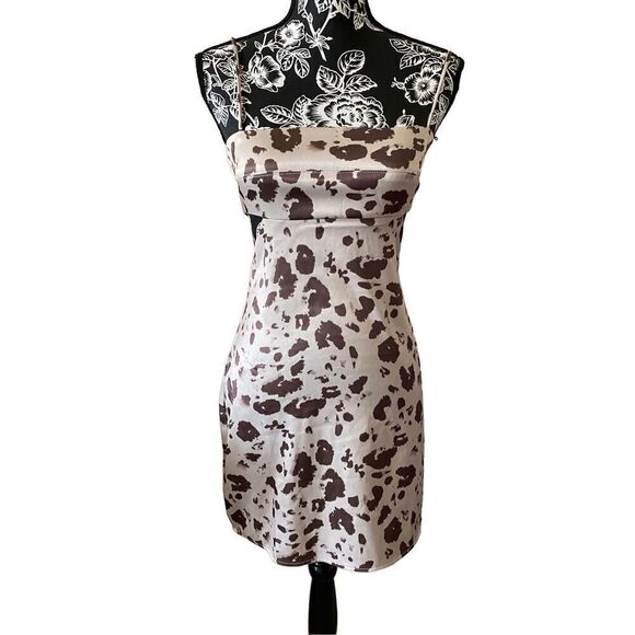 Emory Park Leopard Print Cocktail Dress Cutout Party Hot Sexy - Picture 1 of 14